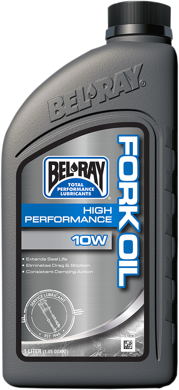 Масло BEL-RAY High-Performance Fork Oil 10W  - 1 Литър