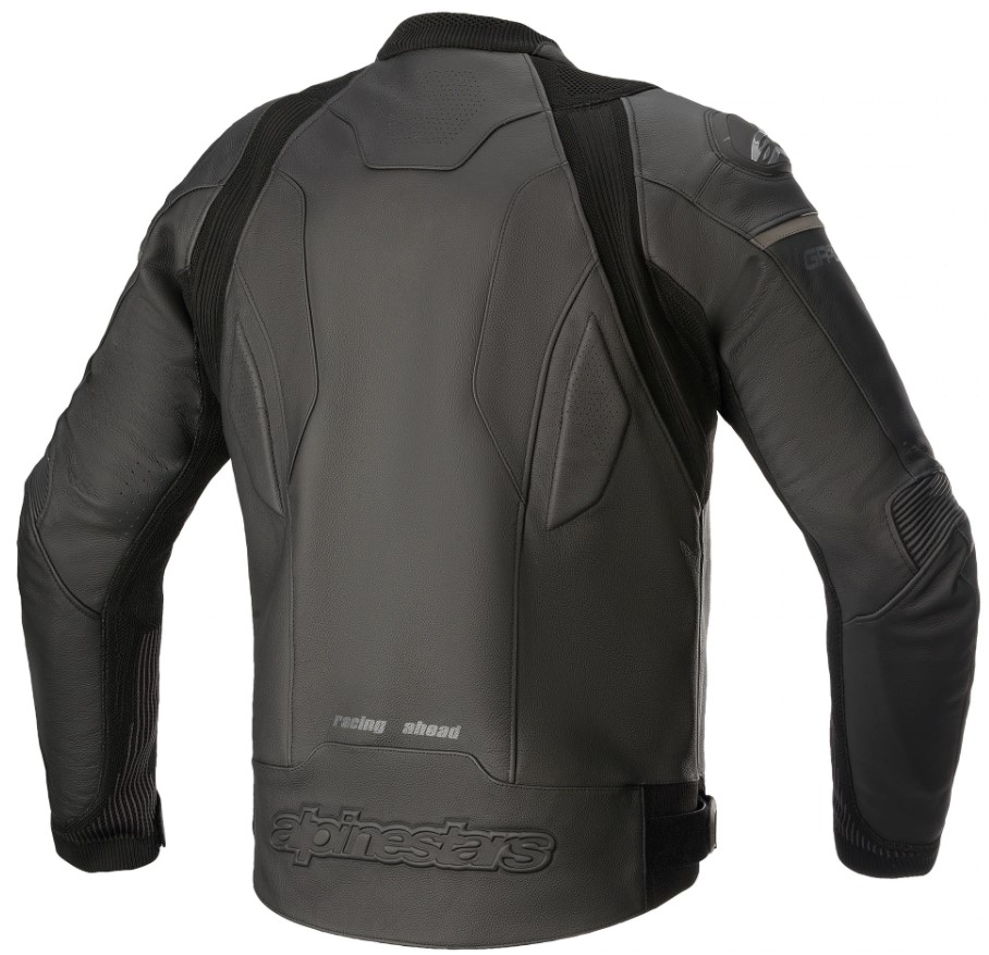 Кожено яке ALPINESTARS GP PLUS R V3 RIDEKNIT BLACK — снимка 2
