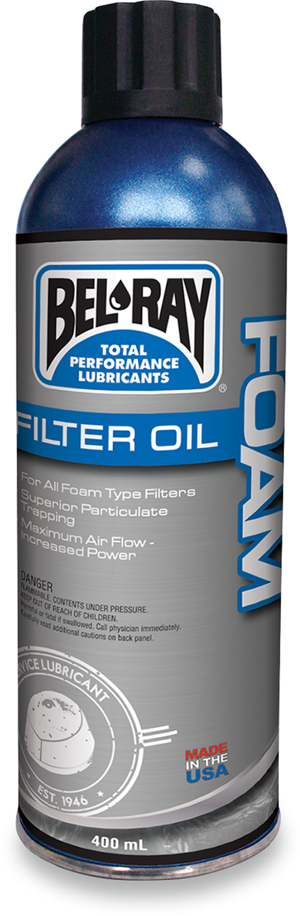 Спрей за въздушен филтър BEL-RAY Foam Filter Oil 400ml