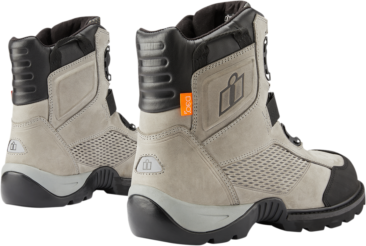 Мото боти ICON STORMHAWK GRAY — снимка 4
