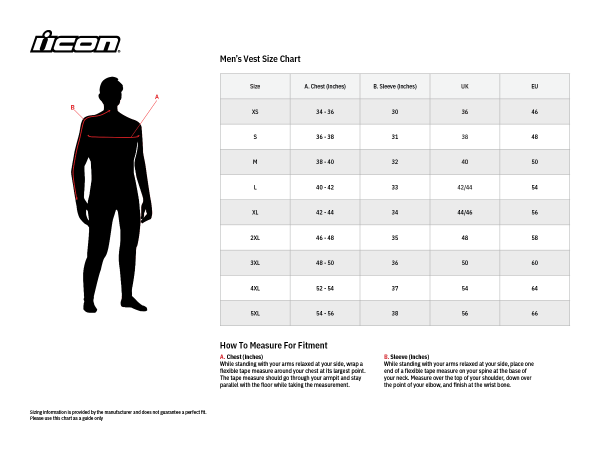 Кожен мото елек ICON VEST RED D3O — снимка 2