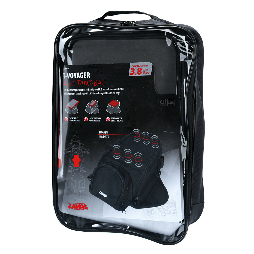 Магнитна чанта за резервоар T-Voyager 4 in 1 Tank-Bag 91568 — снимка 6