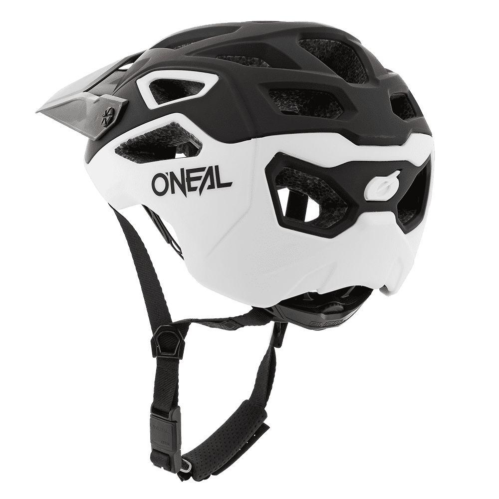 Вело каска O'NEAL PIKE SOLID BLACK/WHITE — снимка 2