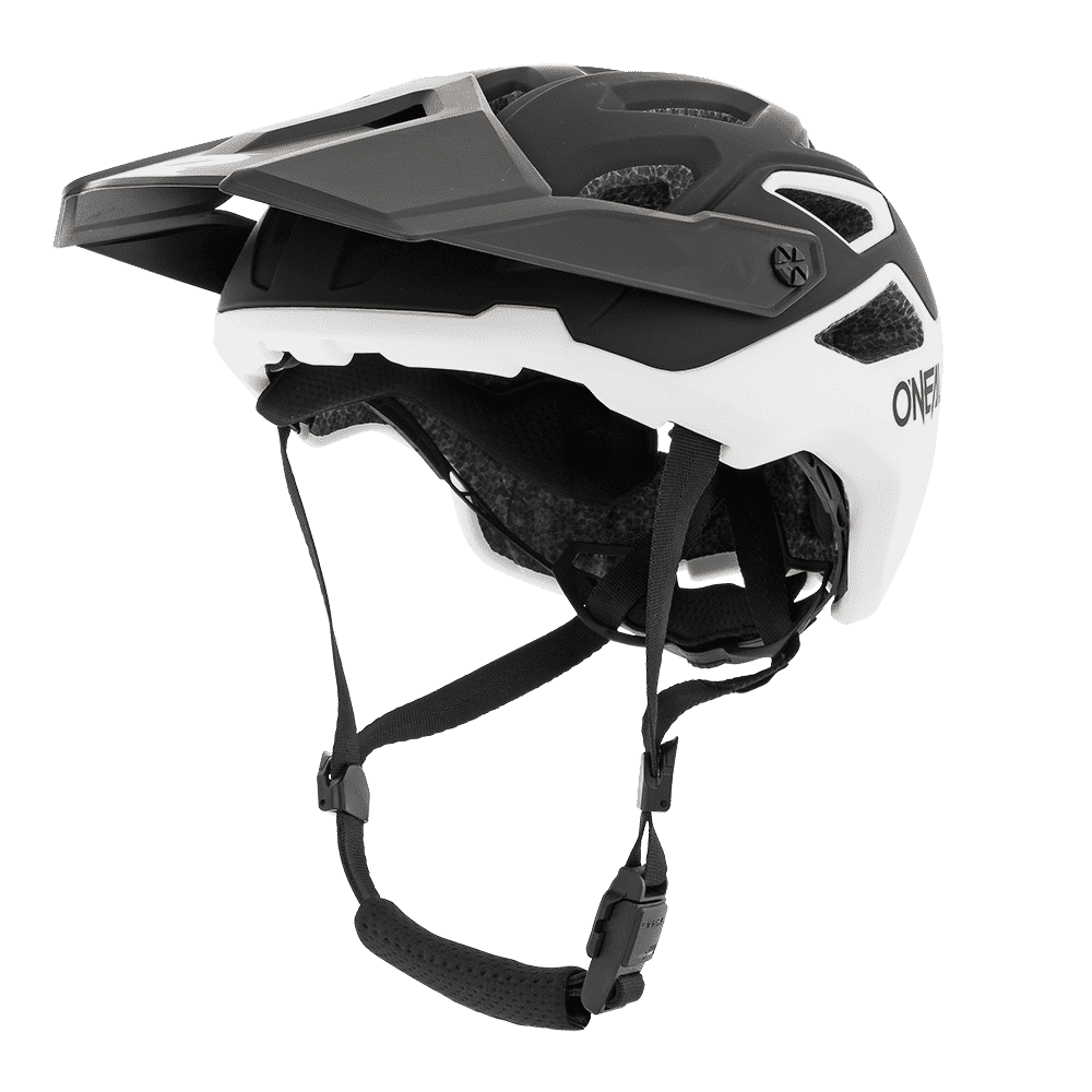 Вело каска O'NEAL PIKE SOLID BLACK/WHITE