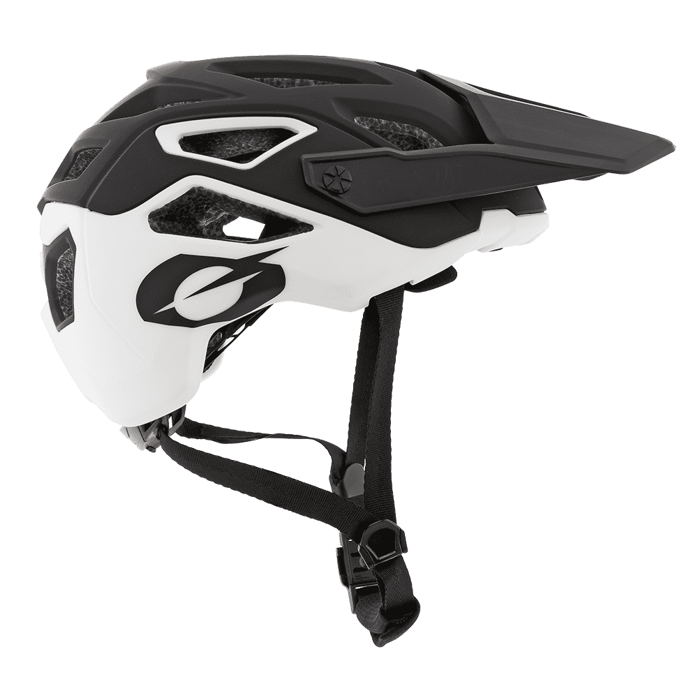 Вело каска O'NEAL PIKE SOLID BLACK/WHITE — снимка 4