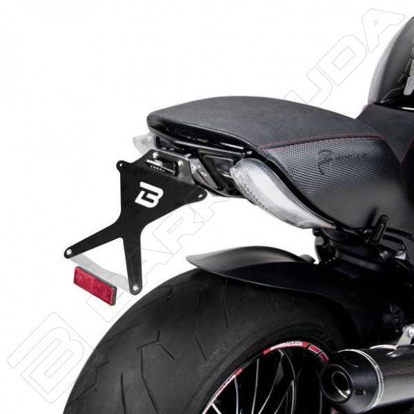 СТОЙКА ЗА НОМЕР BARRACUDA Ducati Diavel (2014-2018) — снимка 2
