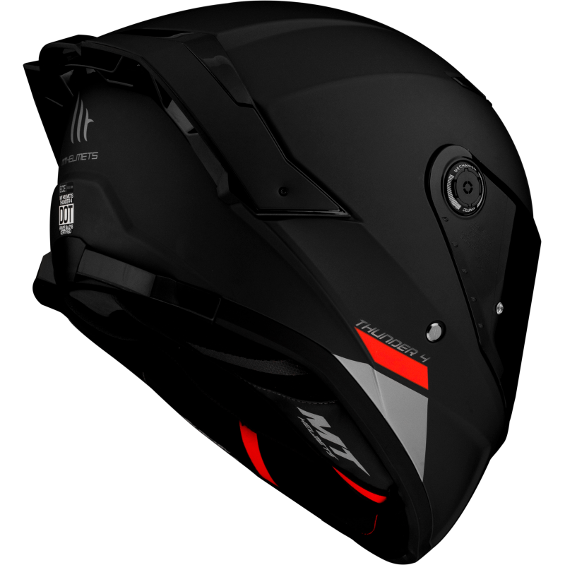 Каска MT THUNDER 4 SV MATT BLACK — снимка 3