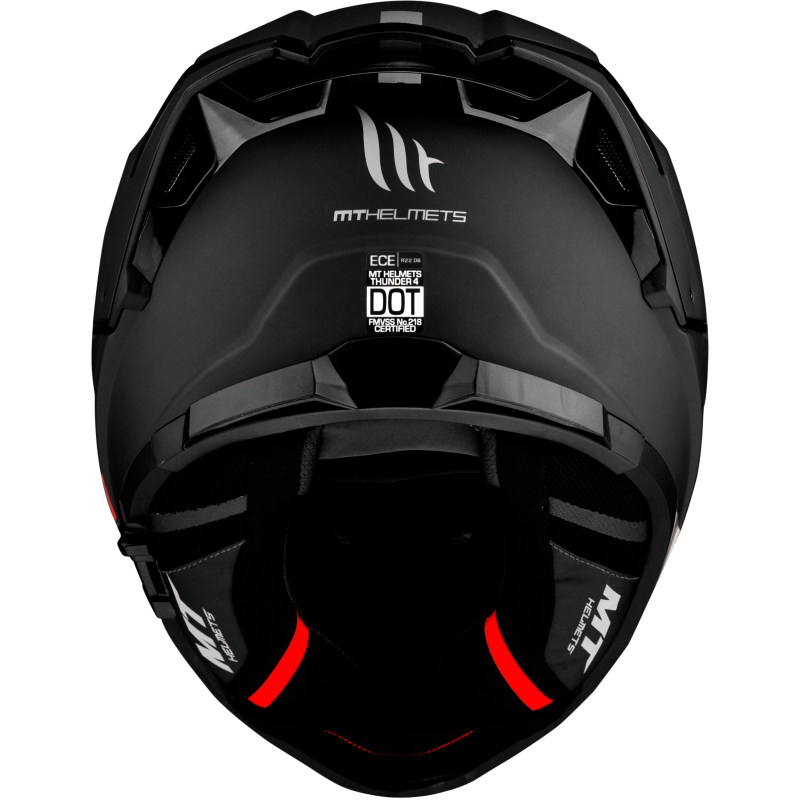 Каска MT THUNDER 4 SV MATT BLACK — снимка 5