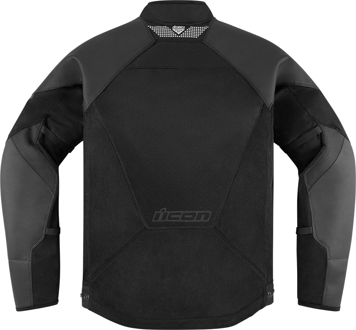 Мото яке ICON MESH AF LEATHER CE BLACK — снимка 2