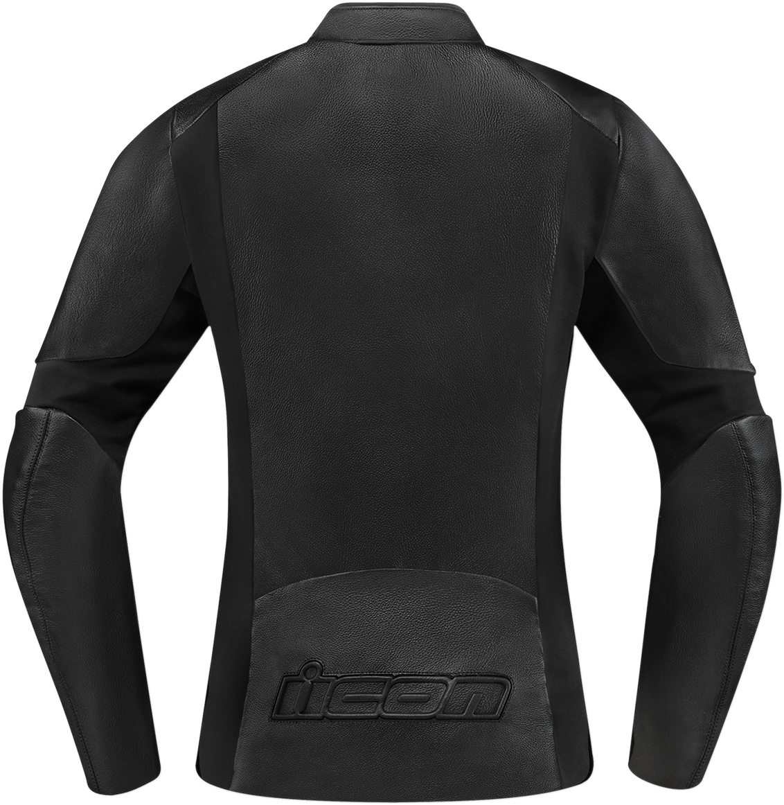 Дамско кожено мото яке ICON OVERLORD LEATHER - BLACK — снимка 2