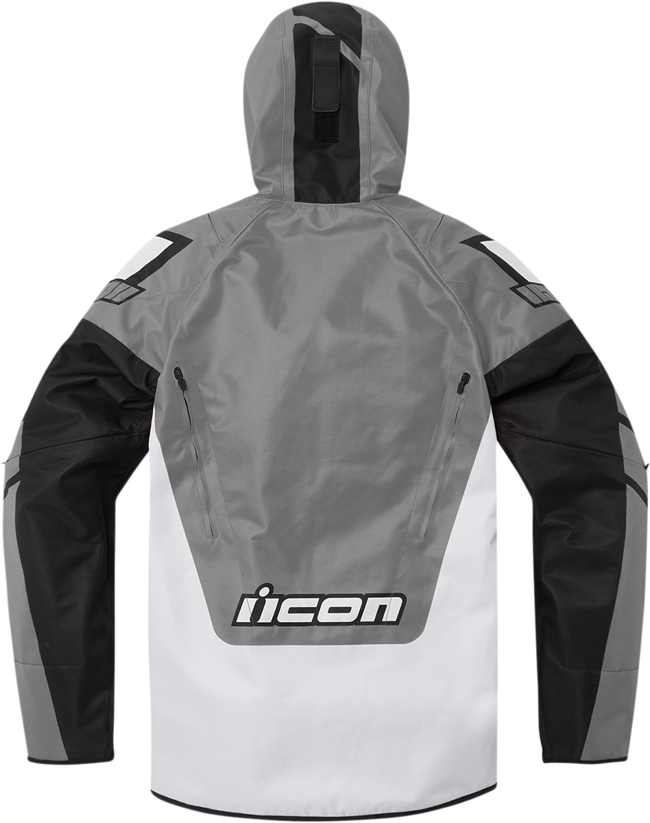 Текстилно мото яке ICON AIRFORM RETRO GRAY — снимка 2