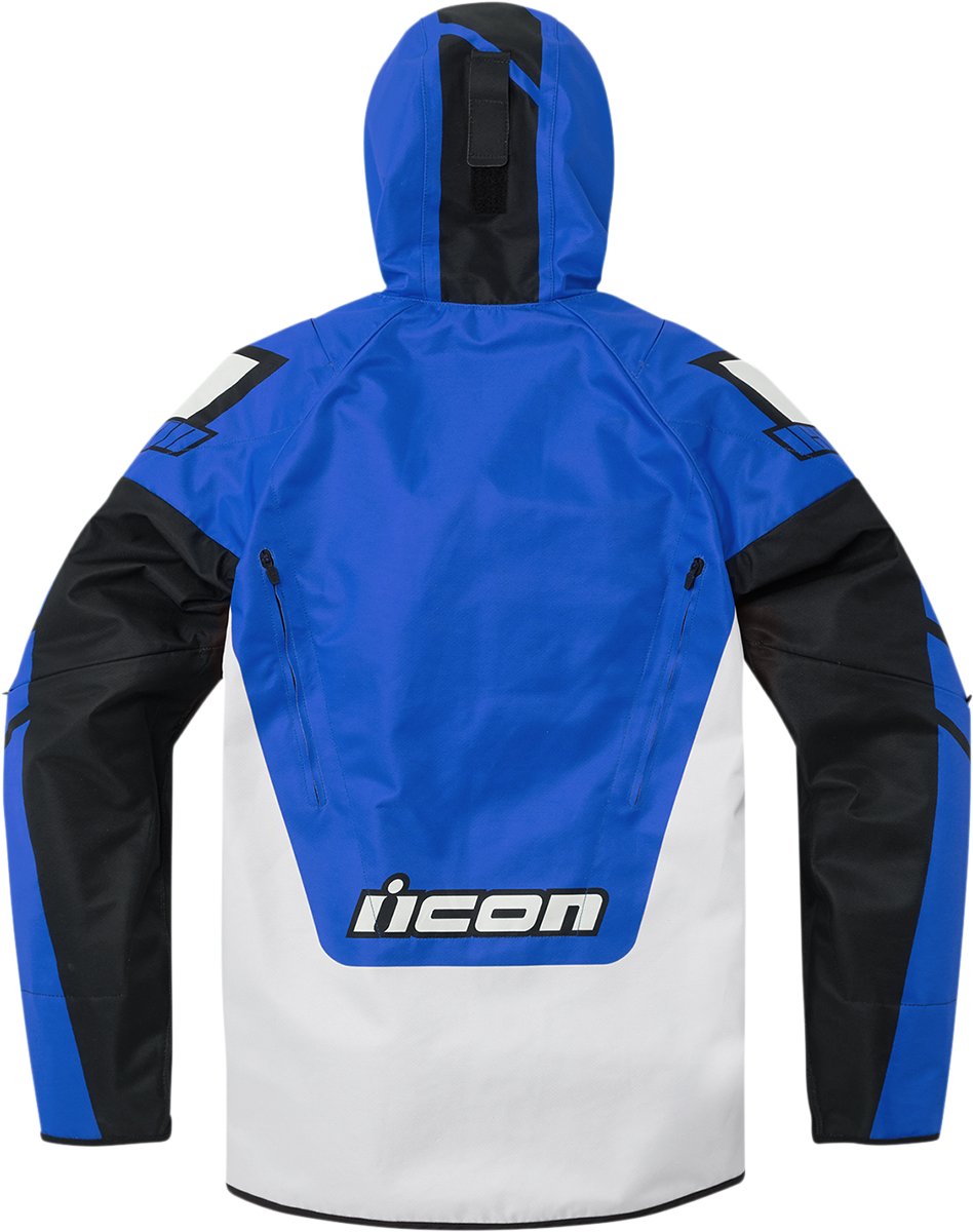 Текстилно мото яке ICON AIRFORM RETRO BLUE — снимка 2