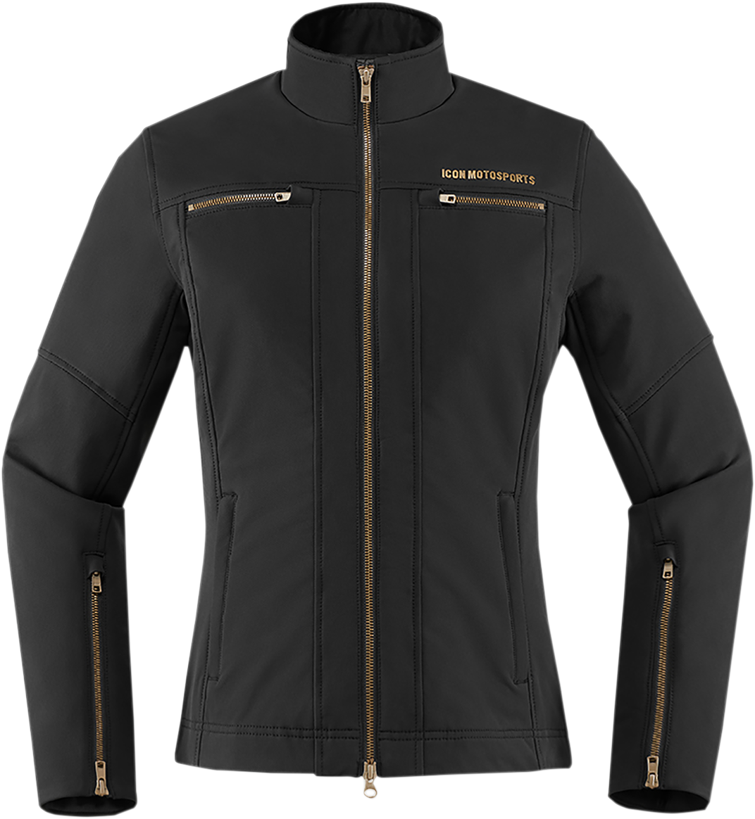 Дамско текстилно мото яке ICON HELLA2 - BLACK 1