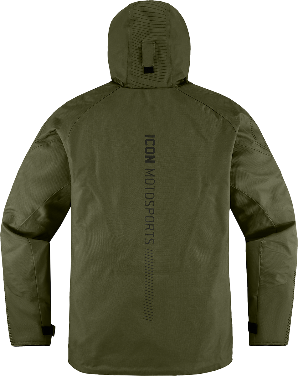 Текстилно мото яке ICON PDX3 CE - OLIVE — снимка 2