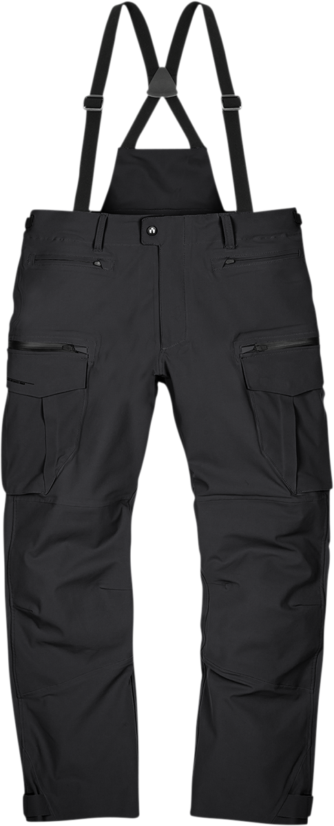 Текстилен мото панталон ICON STORMHAWK WP OVERPANT - BLACK