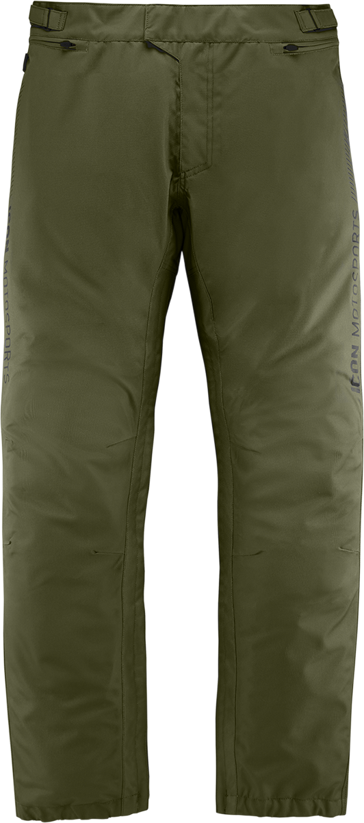 Текстилен мото панталон ICON PDX3 OVERPANTS - OLIVE