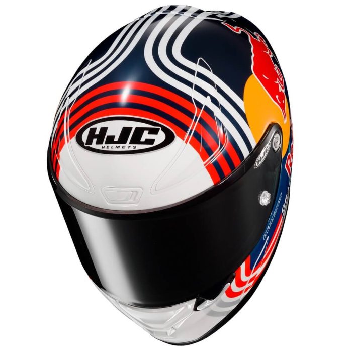 Каска HJC RPHA 1 RED BULL AUSTIN GP — снимка 6