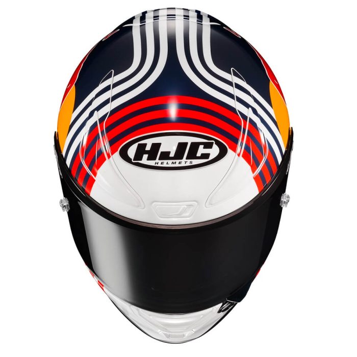 Каска HJC RPHA 1 RED BULL AUSTIN GP — снимка 5