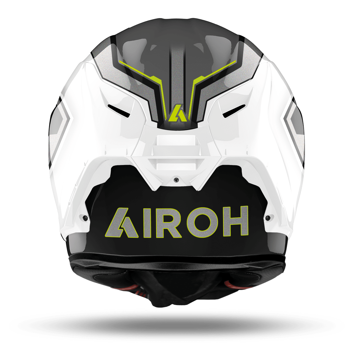 КАСКА AIROH GP550 S RUSH WHITE/YELLOW — снимка 3