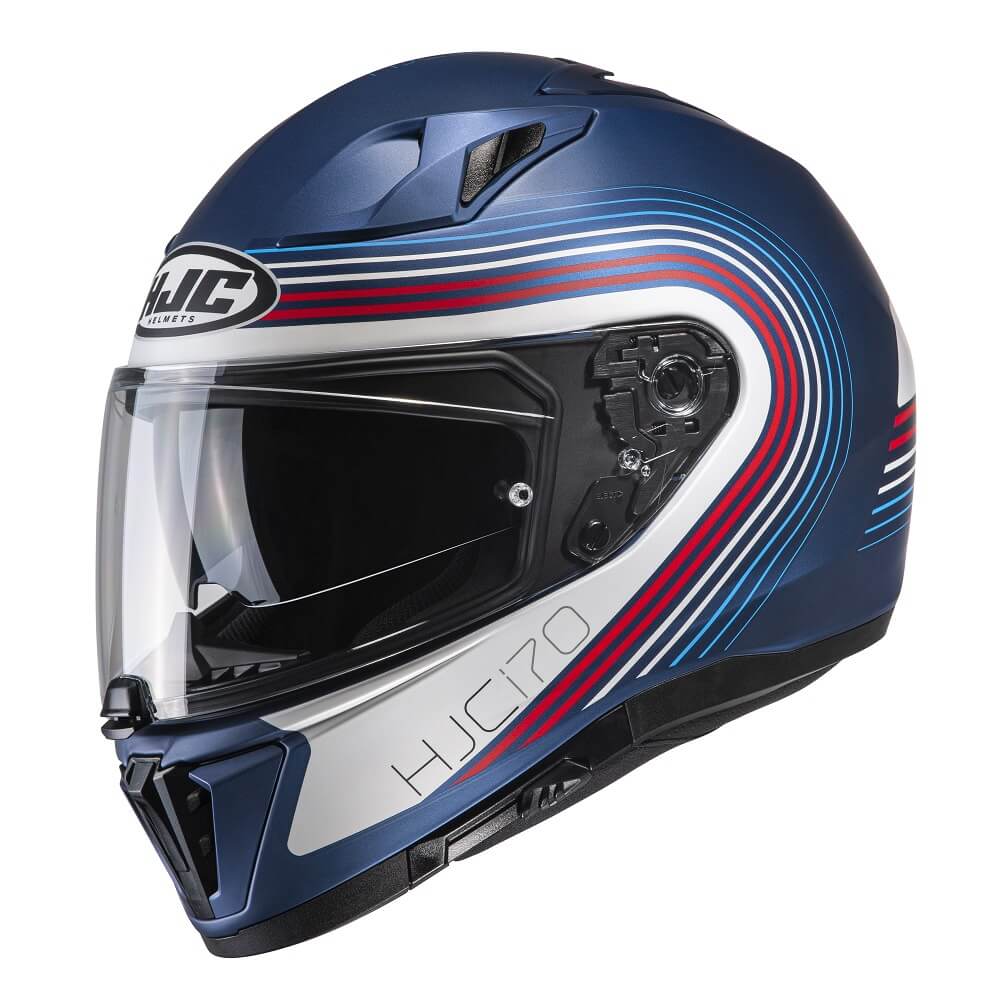 Каска HJC i70 SURF BLUE WHITE RED 