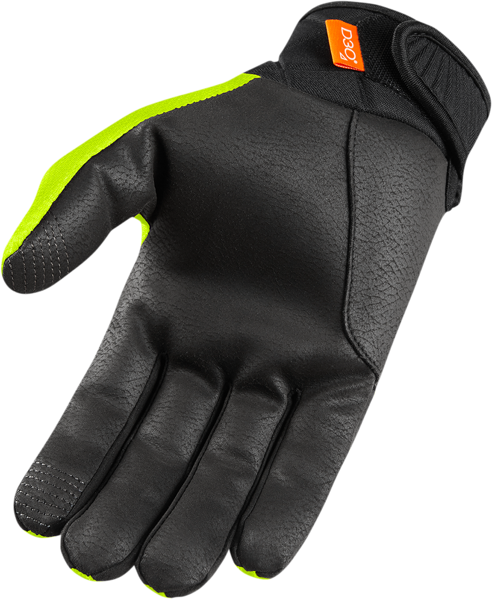 Текстилни мото ръкавици ICON ANTHEM 2 - HI-VIZ — снимка 2