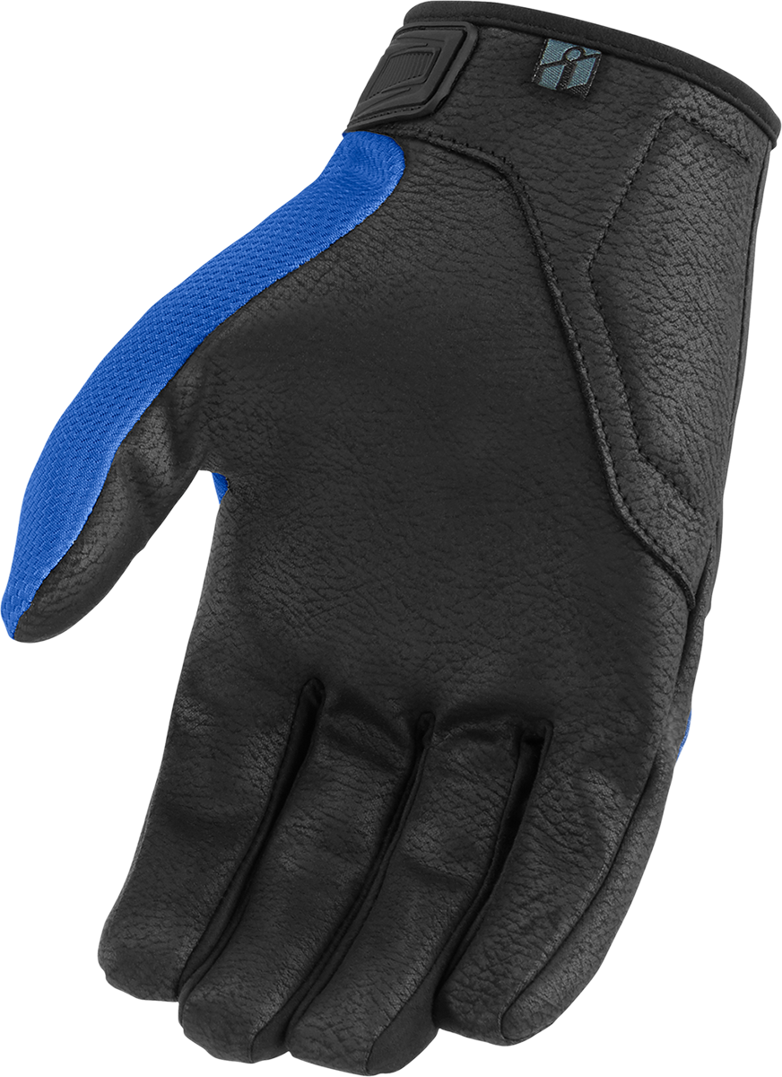 Мото ръкавици ICON HOOLIGAN CE - BLUE — снимка 2