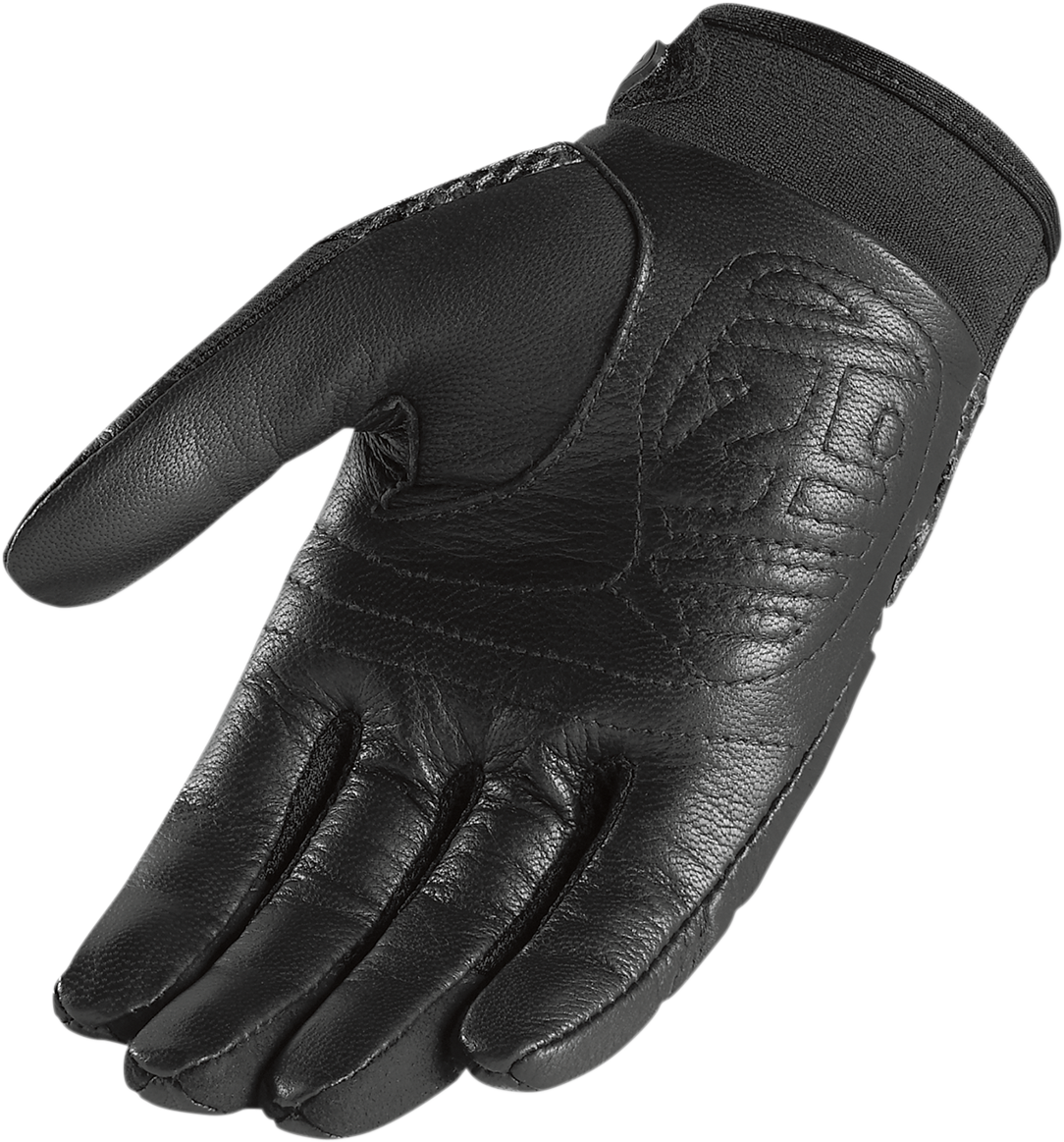 Дамски мото ръкавици ICON TWENTY-NINER - BLACK — снимка 2