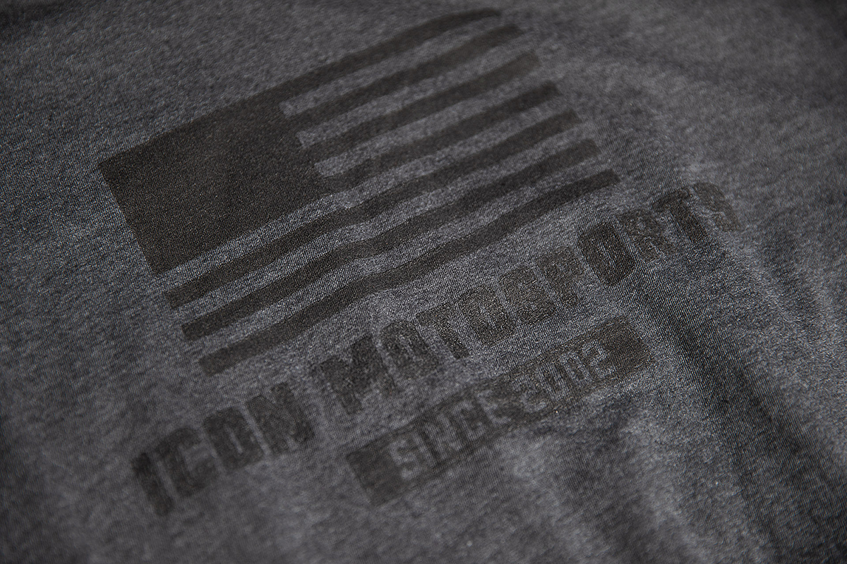 Мото тениска ICON OGP - CHARCOAL — снимка 2