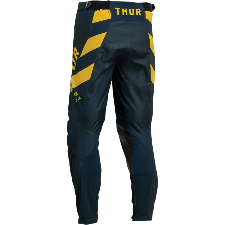Мотокрос брич THOR PULSE VAPOR MIDNIGHT/LEMON — снимка 2