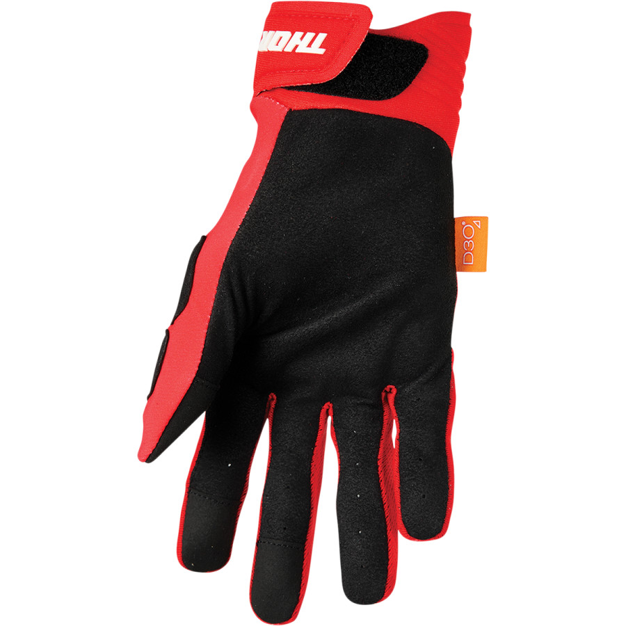 Мотокрос ръкавици THOR REBOUND RED/WHITE — снимка 2