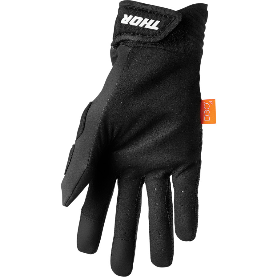 Мотокрос ръкавици THOR REBOUND BLACK/WHITE — снимка 2