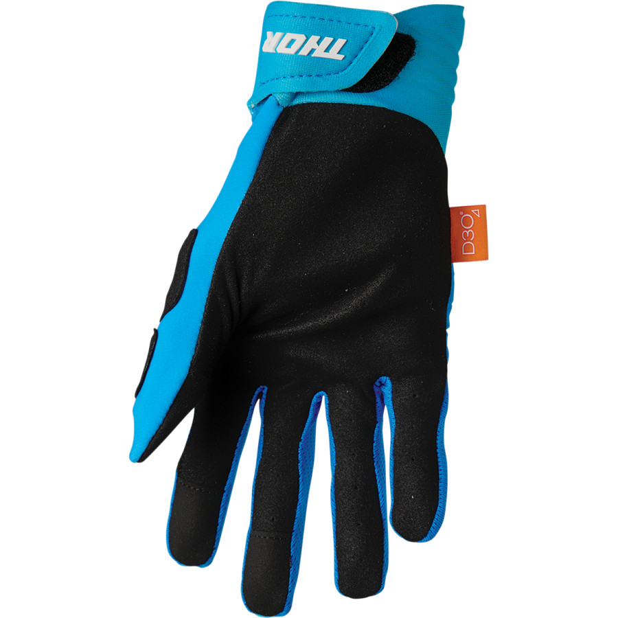 Мотокрос ръкавици THOR REBOUND BLUE/WHITE — снимка 2