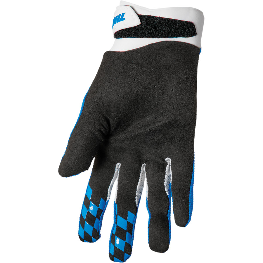 Мотокрос ръкавици THOR DRAFT BLUE/WHITE — снимка 2