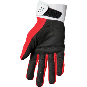Мотокрос ръкавици THOR SPECTRUM RED/WHITE — снимка 2