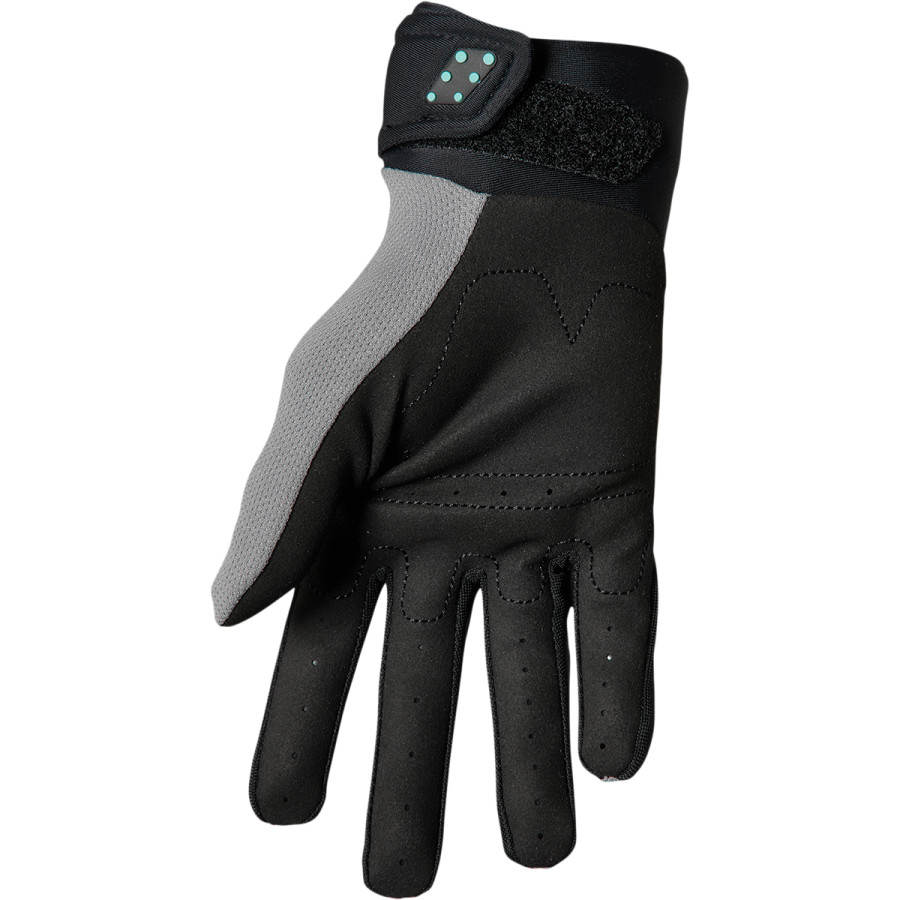 Мотокрос ръкавици THOR SPECTRUM GRAY/BLACK/MINT — снимка 2