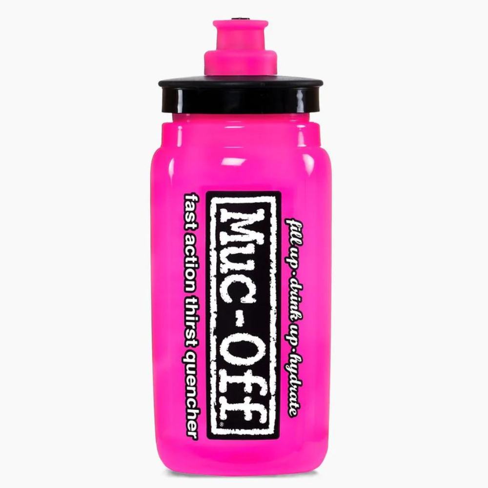 Бутилка за вода Muc-Off x Elite Fly - Pink 550 ml