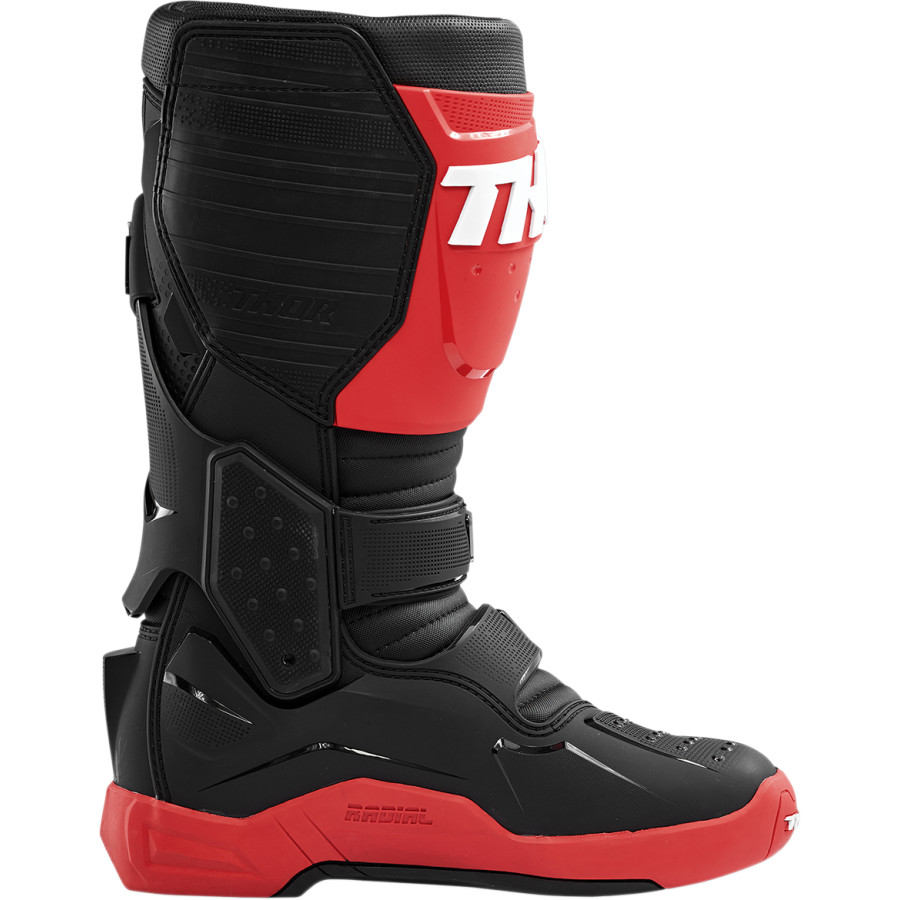 Мотокрос ботуши THOR RADIAL RED/BLACK — снимка 4