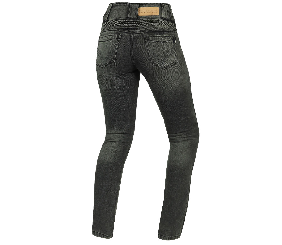 Дамски мото дънки Trilobite 2264 Bella grey jeggins — снимка 2