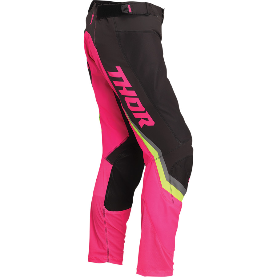 Дамски мотокрос брич THOR WOMEN'S PULSE REV CHARCOAL/FLO PINK — снимка 2