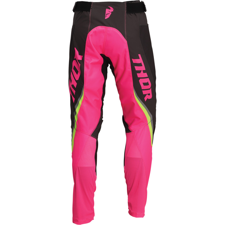 Дамски мотокрос брич THOR WOMEN'S PULSE REV CHARCOAL/FLO PINK — снимка 3