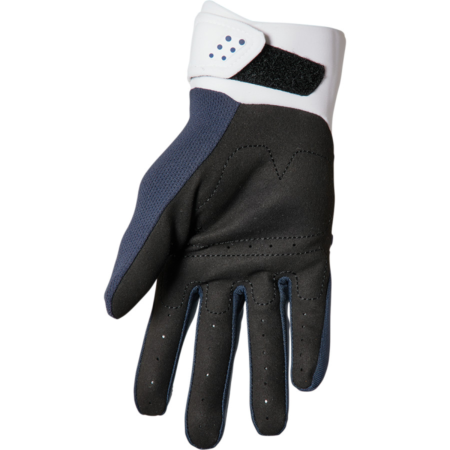 Дамски мотокрос ръкавици THOR WOMEN'S SPECTRUM MIDNIGHT/WHITE — снимка 2