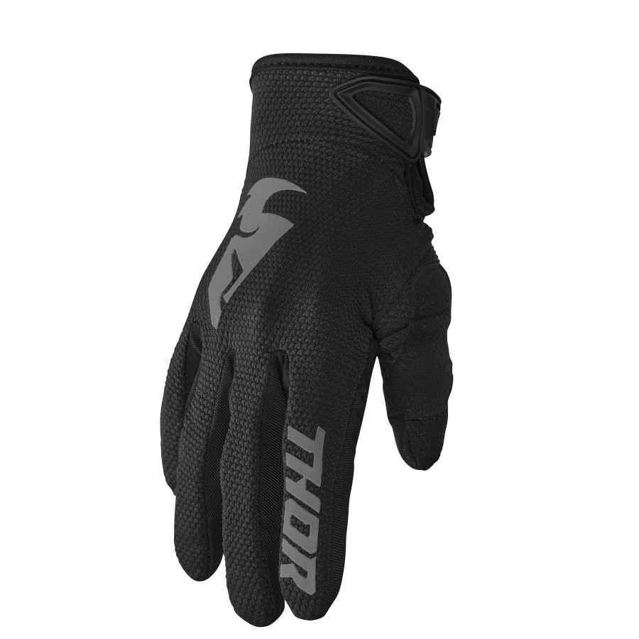 Дамски мотокрос ръкавици THOR WOMEN'S SECTOR BLACK/GRAY 1