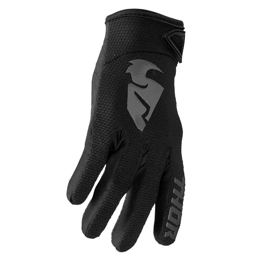 Дамски мотокрос ръкавици THOR WOMEN'S SECTOR BLACK/GRAY_3