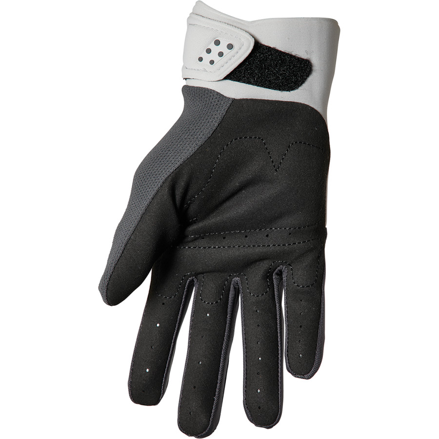 Дамски мотокрос ръкавици THOR WOMEN'S SPECTRUM LIGHT GRAY/CHARCOAL — снимка 2