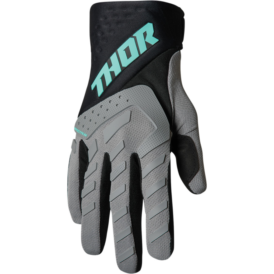 Детски мотокрос ръкавици THOR YOUTH GLOVES SPECTRUM BLACK/FLO 1