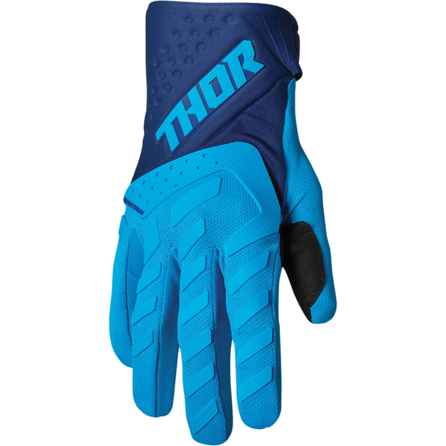Детски мотокрос ръкавици THOR YOUTH SPECTRUM BLUE/NAVY 1
