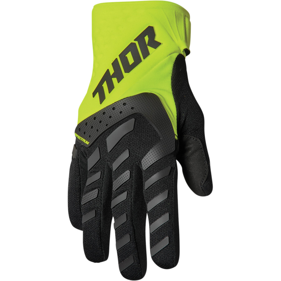 Детски мотокрос ръкавици THOR YOUTH GLOVES SPECTRUM BLACK/YELLOWFLO 1