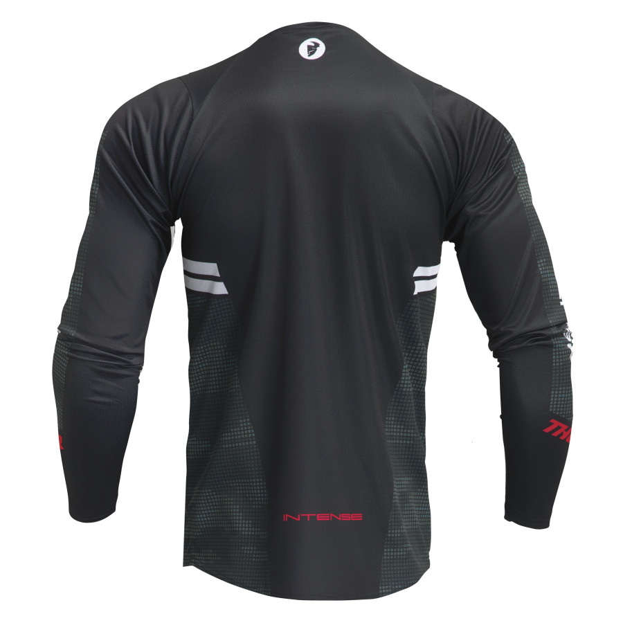 Вело джърси THOR INTENSE ASSIST BERM BLACK/CAMO LONG SLEEVE — снимка 2