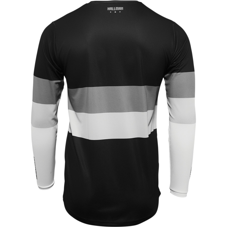 Мотокрос джърси THOR HALLMAN DIFFER DRAFT BLACK/WHITE — снимка 2