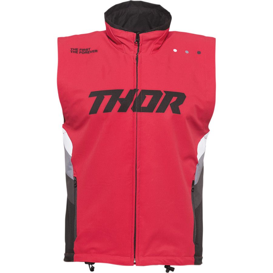 Ендуро жилетка THOR WARM UP VEST RED/BLACK 1